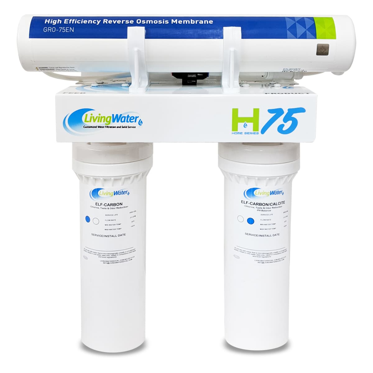 Living Water H75 — front view